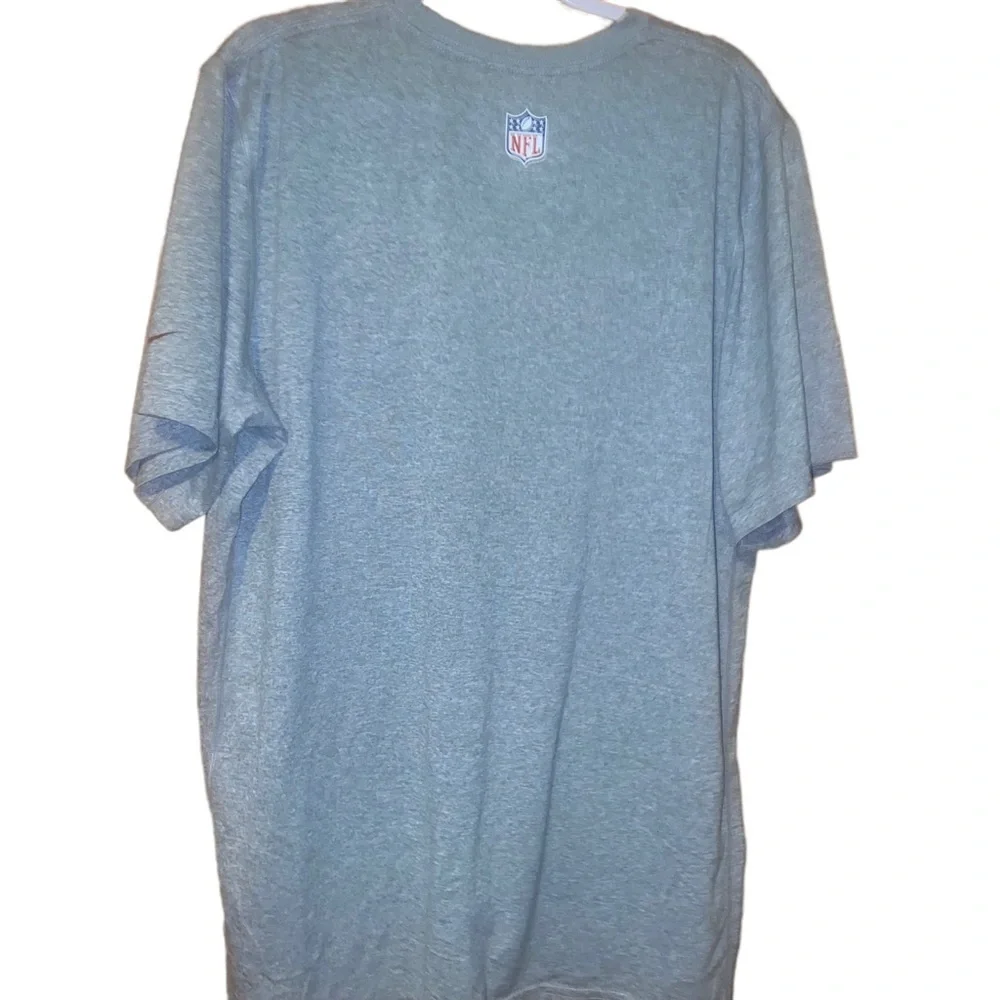 Nike nfl Washington redskins commanders team gray dri fit shirt size XL